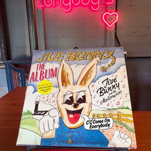 Jive Bunny The Album LP 1989 Vintage Record STAR 2390