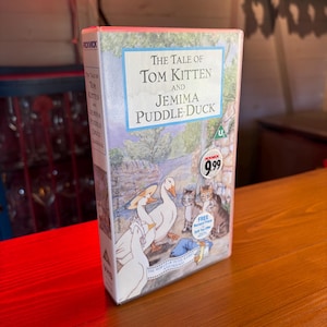 The Tale Of Tom Kitten And Jemima Puddle Duck VHS Vintage Tape Beatrix Potter Retro TV PAL