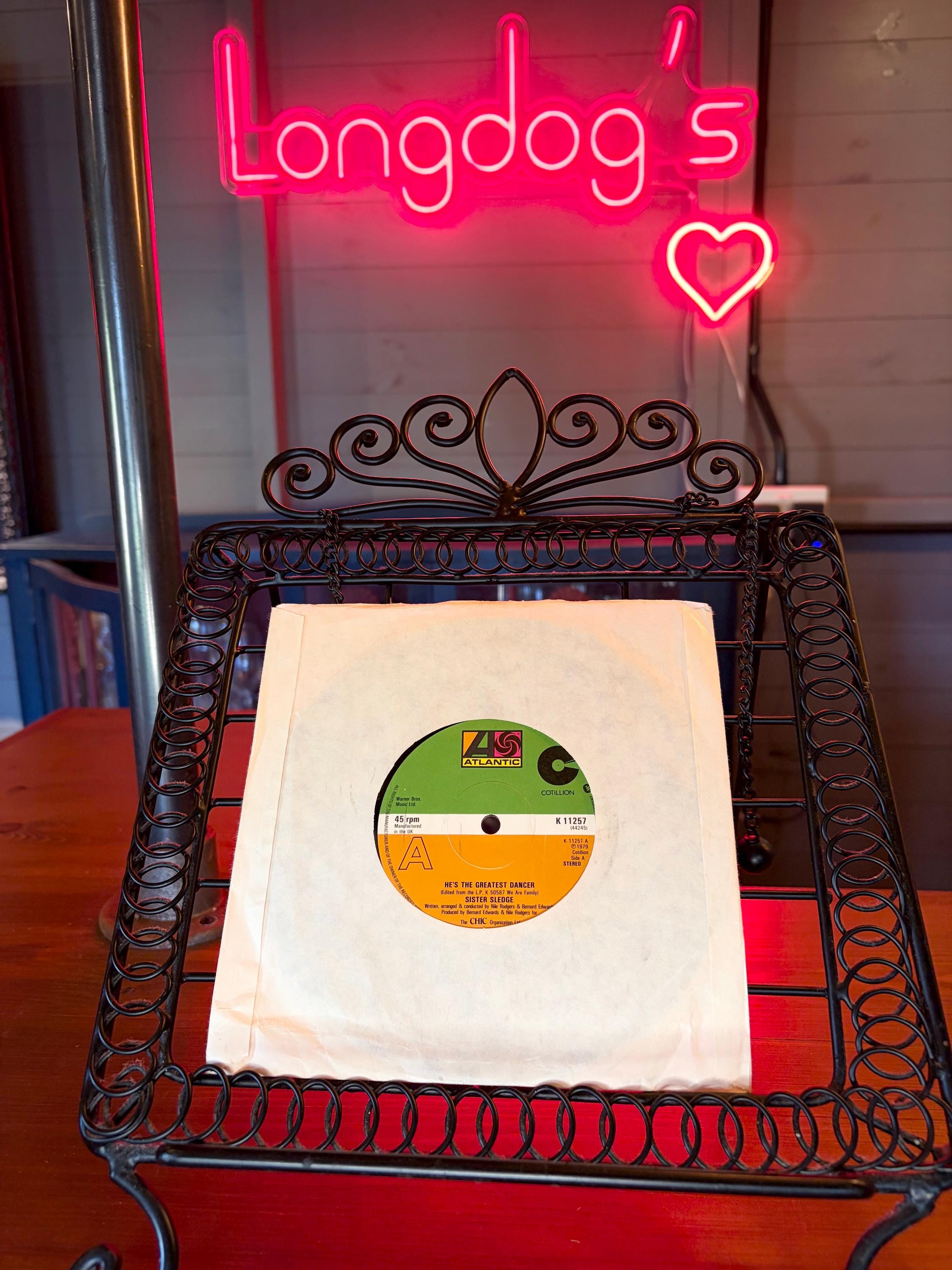 シスター・スレッジ グレイテスト・ダンサー 7インチレコード He's the Greatest Dancer Sister Sledge 7” Vinyl Single 1979