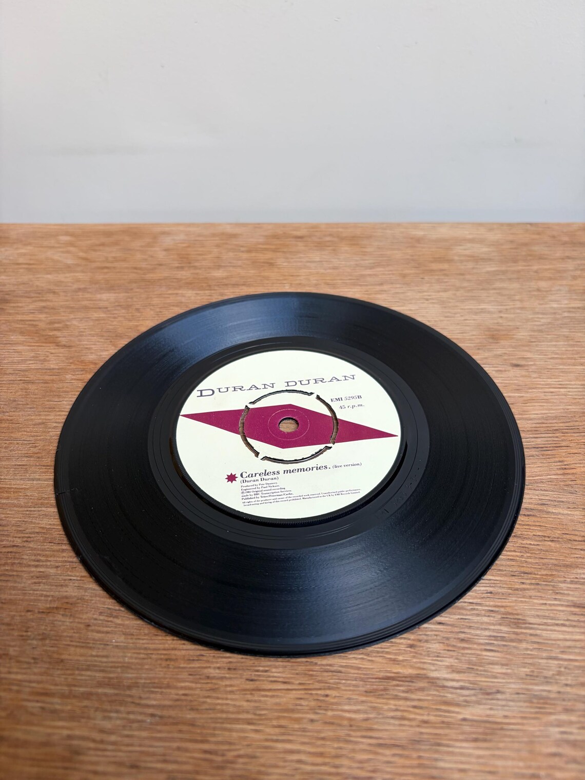 Duran Duran Hungry Like The Wolf 7” Vinyl Single Vintage Record, foto 3 de 5
