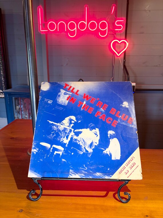 Jackie Lynton’s Happy Days Band Till We’re Blue In The Face LP Album Blue Vinyl 1979 Vintage Record TR002