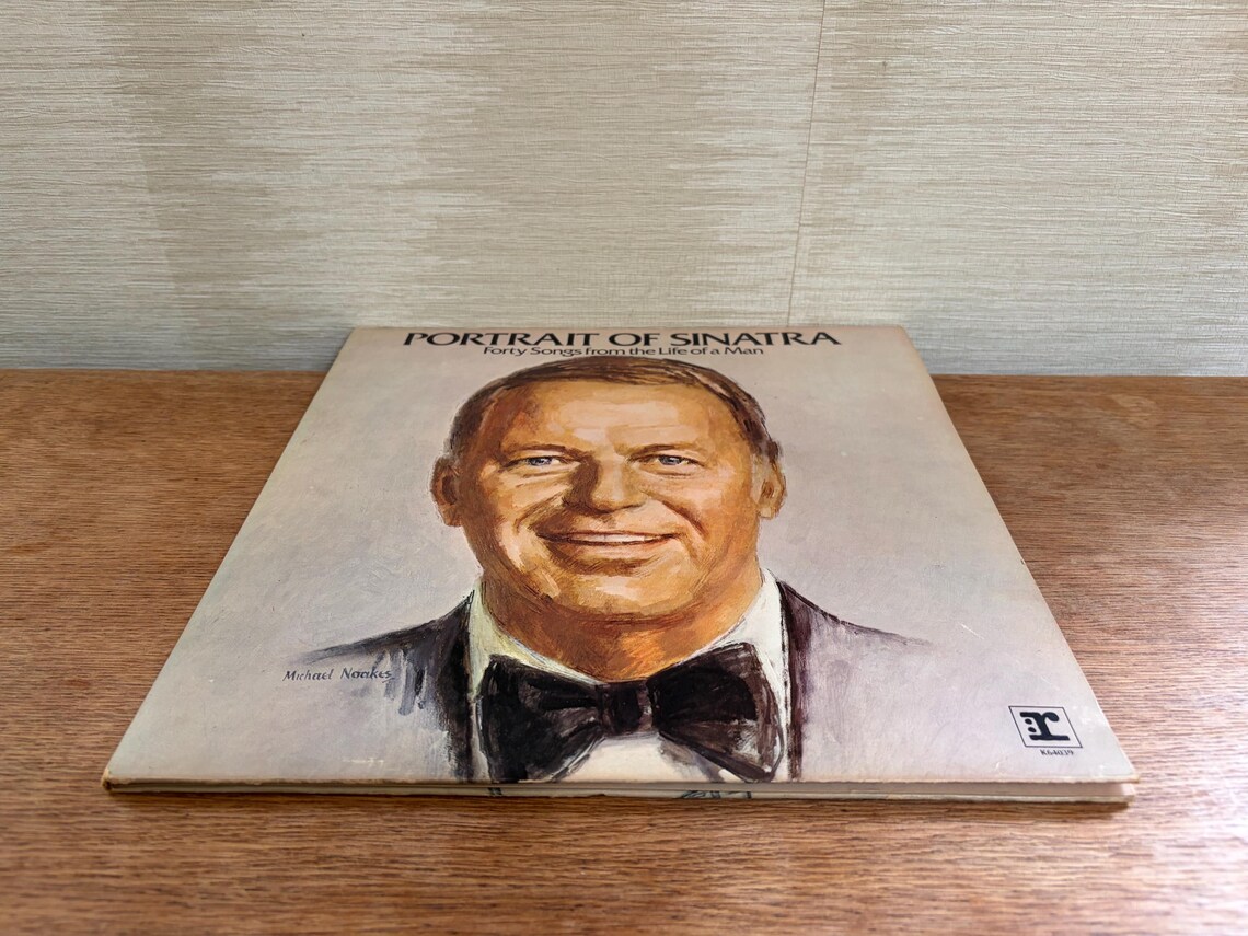 Portrait Of Sinatra 40 Songs From The Life Of A Man LP Double Album Vinyl Vintage Record 1977, foto 4 di 5