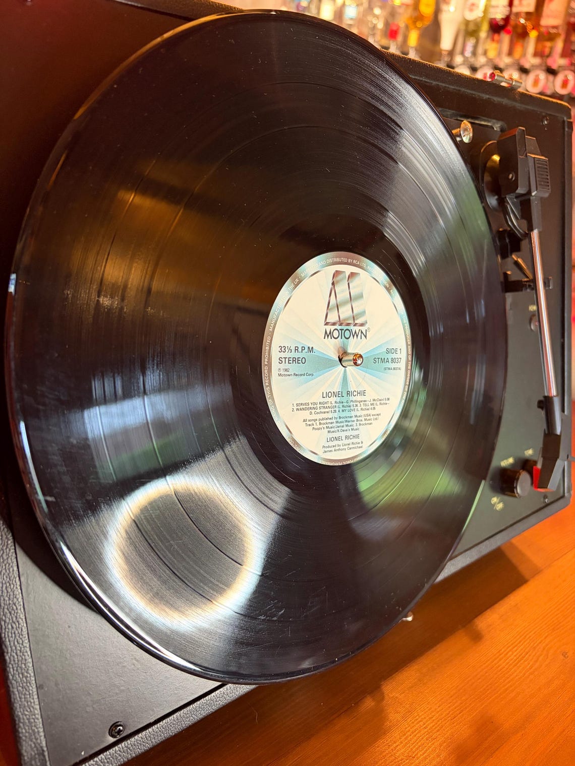Lionel Richie LP Album Vinyl 1982 Vintage R&B/Soul Record STMA 8037, foto 4 di 5