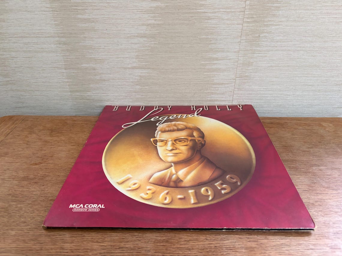 Buddy Holly Legend 1936-1959 Double LP Album Excellent Condition Vinyl Vintage Record CDMSP 802, foto 4 di 5