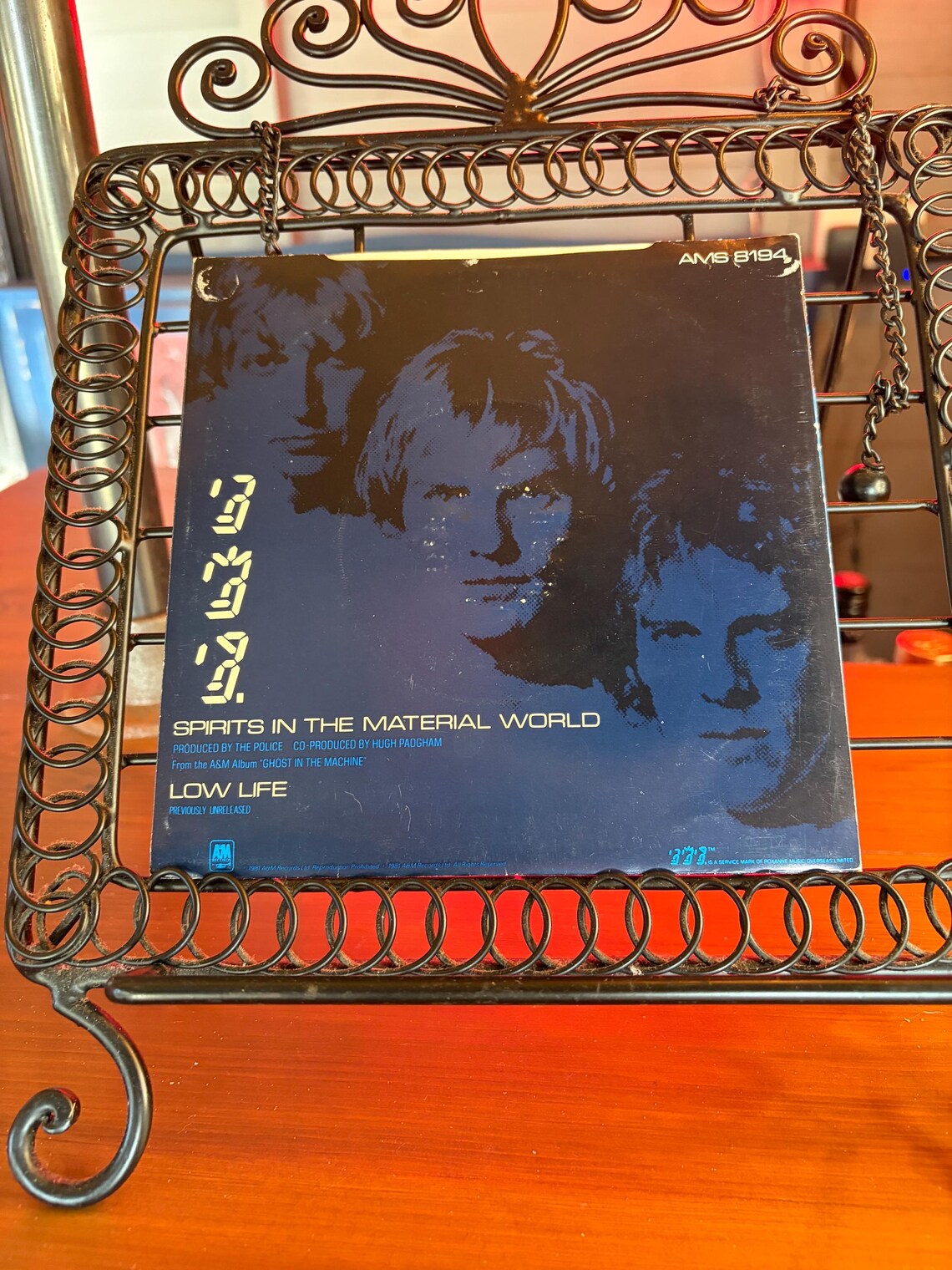 The Police Spirits In The Material World 7” Vinyl Single Vintage Record, foto 2 de 5