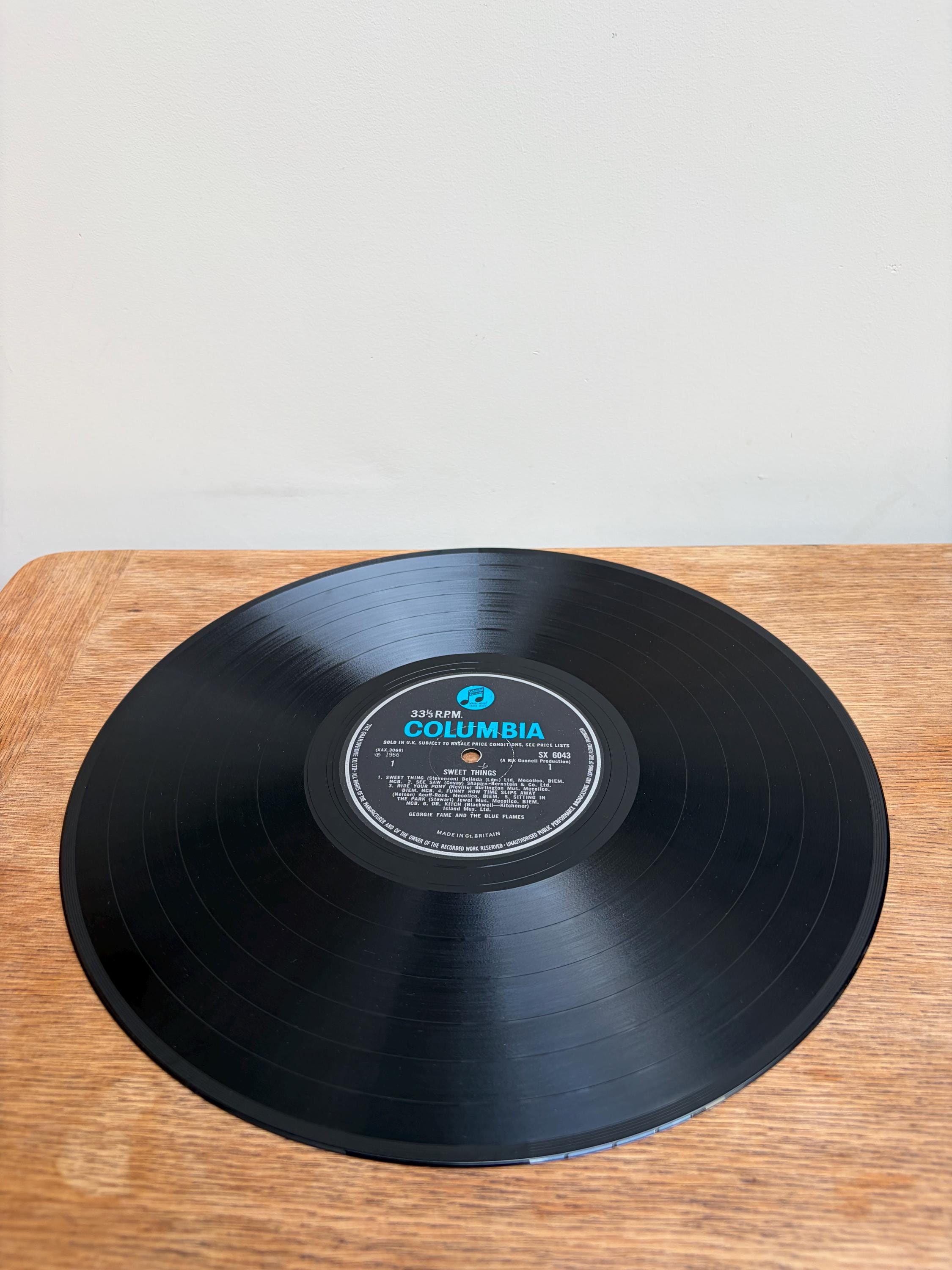 Sweet Things Georgie Fame LP Album Vinyl 1966 Vintage Record SX