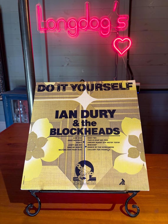 Do It Yourself Ian Dury And The Blockheads LP Album Vinyl In Excellent Condition! 1979 Vintage Record SEEZ 14B