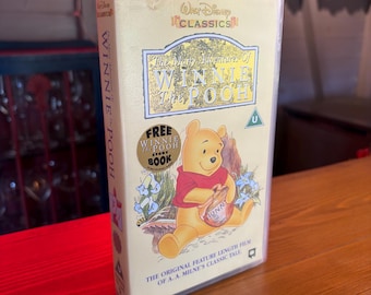 Winnie the Pooh Disney VHS Cinta Vintage Formato PAL