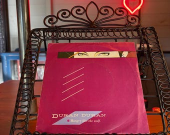 Duran Duran Hungry Like The Wolf 7” Vinyl Single Vintage Record