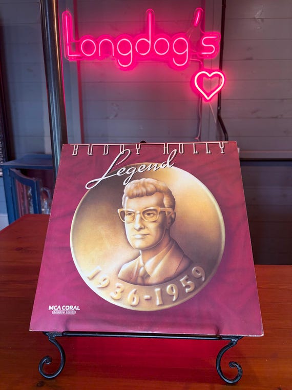 Buddy Holly Legend 1936-1959 Double LP Album Excellent Condition Vinyl Vintage Record CDMSP 802