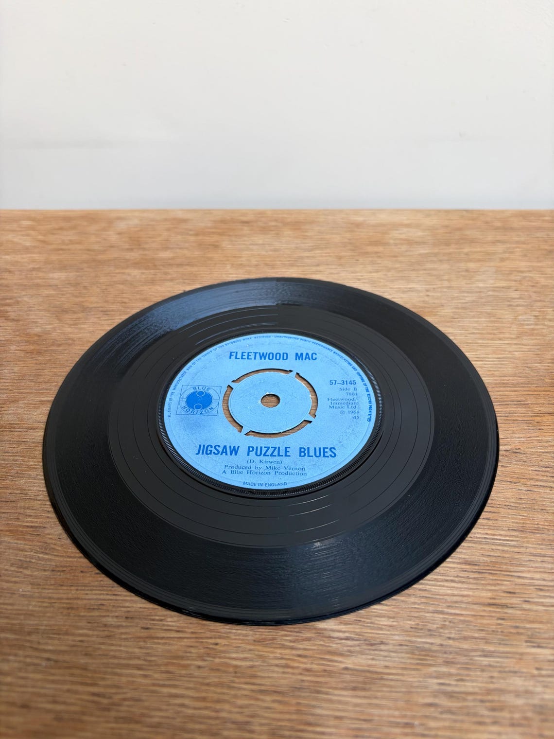 Fleetwood Mac Albatross/Jigsaw Puzzle Blues 7” Vinyl Single Vintage Record 1968, foto 4 de 5