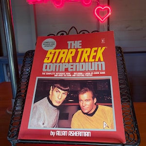 The Star Trek Compendium The Original Series Allan Asherman Sci-Fi Complete Reference Book 1987
