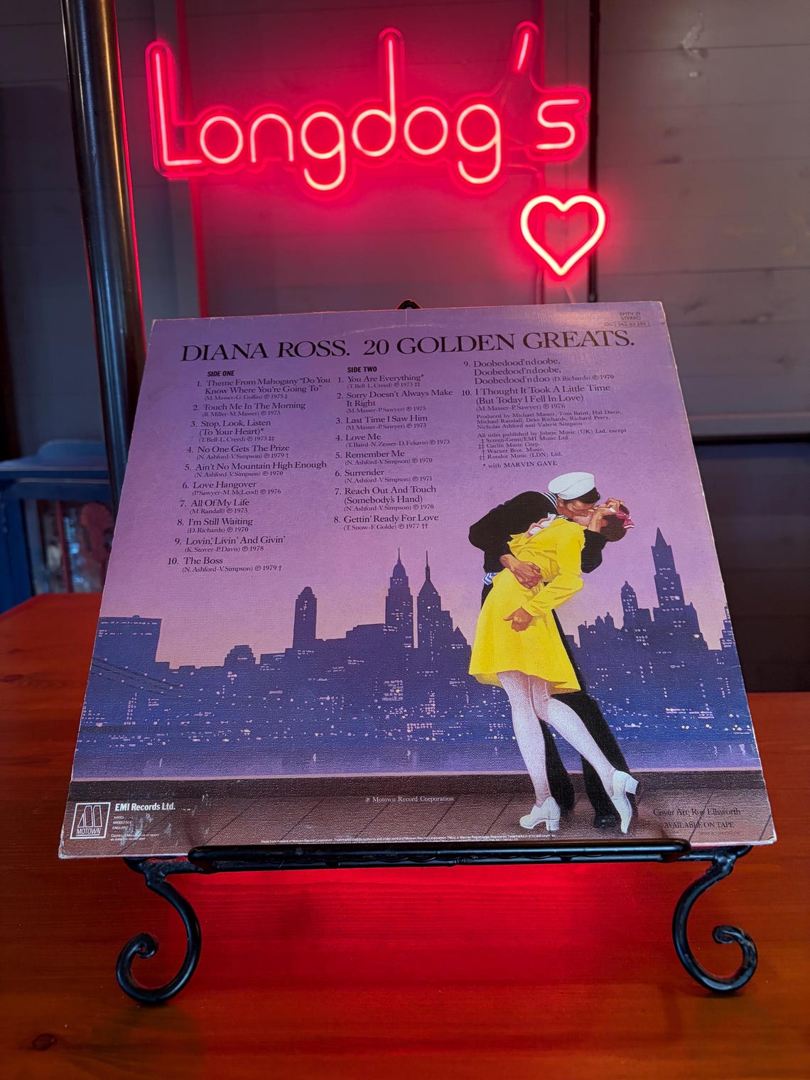 Diana Ross 20 Golden Greats LP Album Vinyl Vintage Record 062-63 293, foto 2 di 5