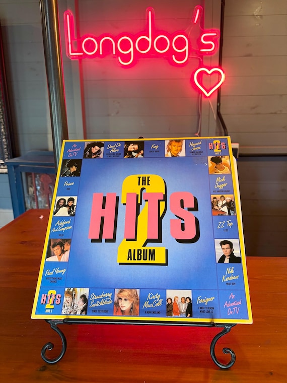 The Hits 2 Double LP Album Vinyl Vintage Pop Record 1985
