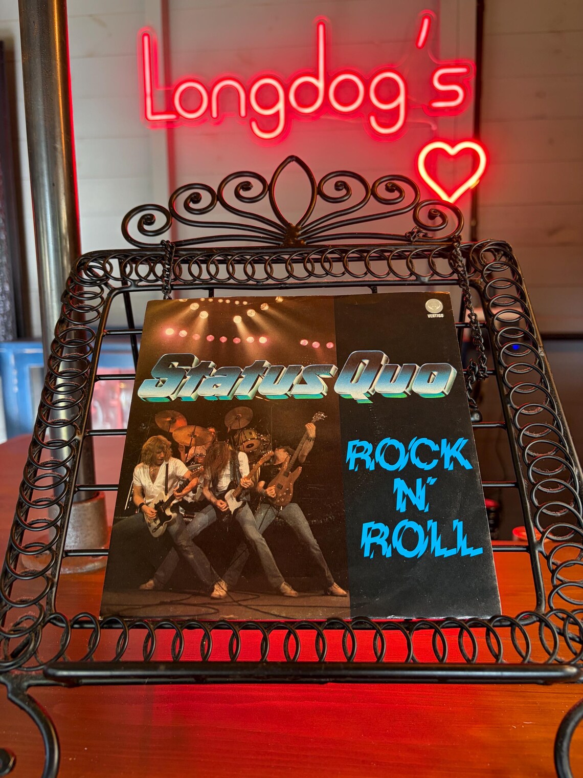 Status Quo Rock N Roll 7” Vinyl Single Vintage Record, foto 1 de 5