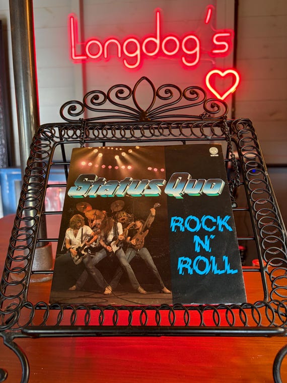 Status Quo Rock N Roll 7” Vinyl Single Vintage Record