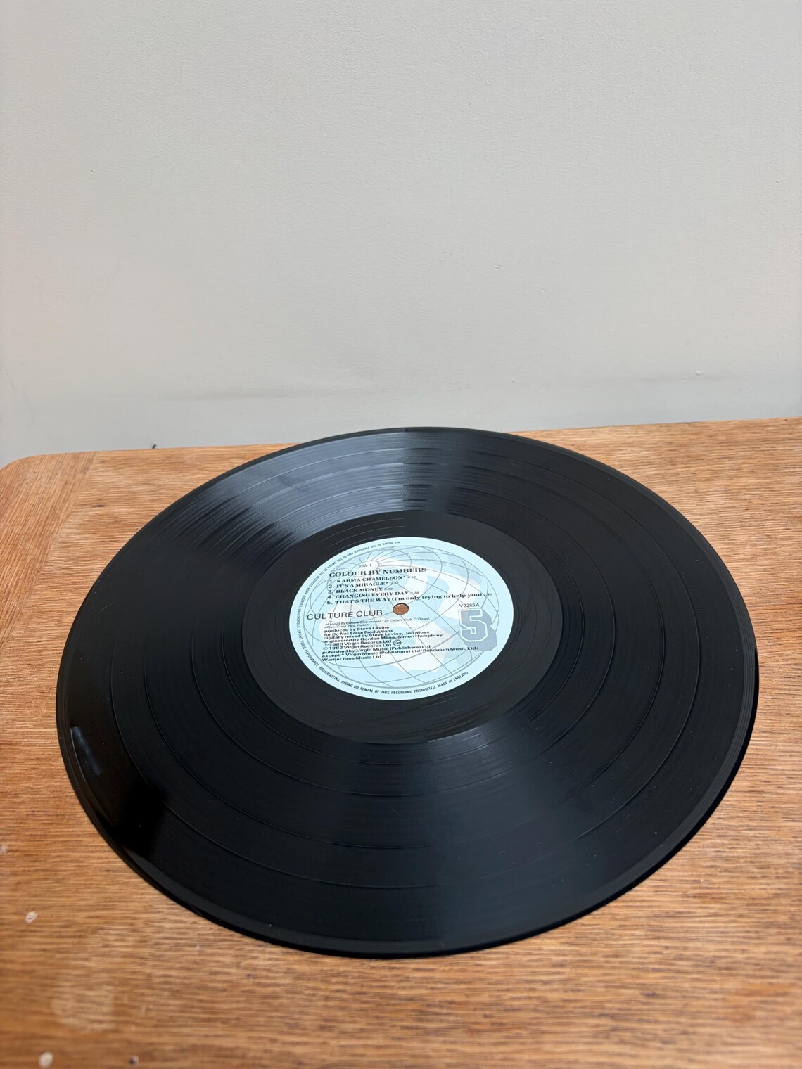 Culture Club Colour By Numbers LP Album Vinyl In Excellent Condition! Vintage Record 1983, foto 3 di 5