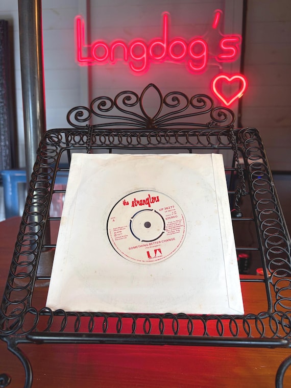 The Stranglers Something Better Change/Straighten Out 7” Vinyl Single Vintage Record
