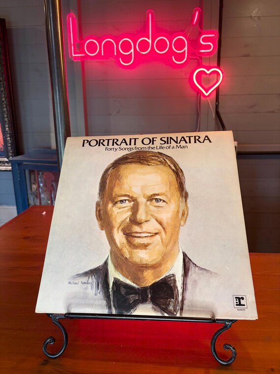 Portrait Of Sinatra 40 Songs From The Life Of A Man LP Double Album Vinyl Vintage Record 1977