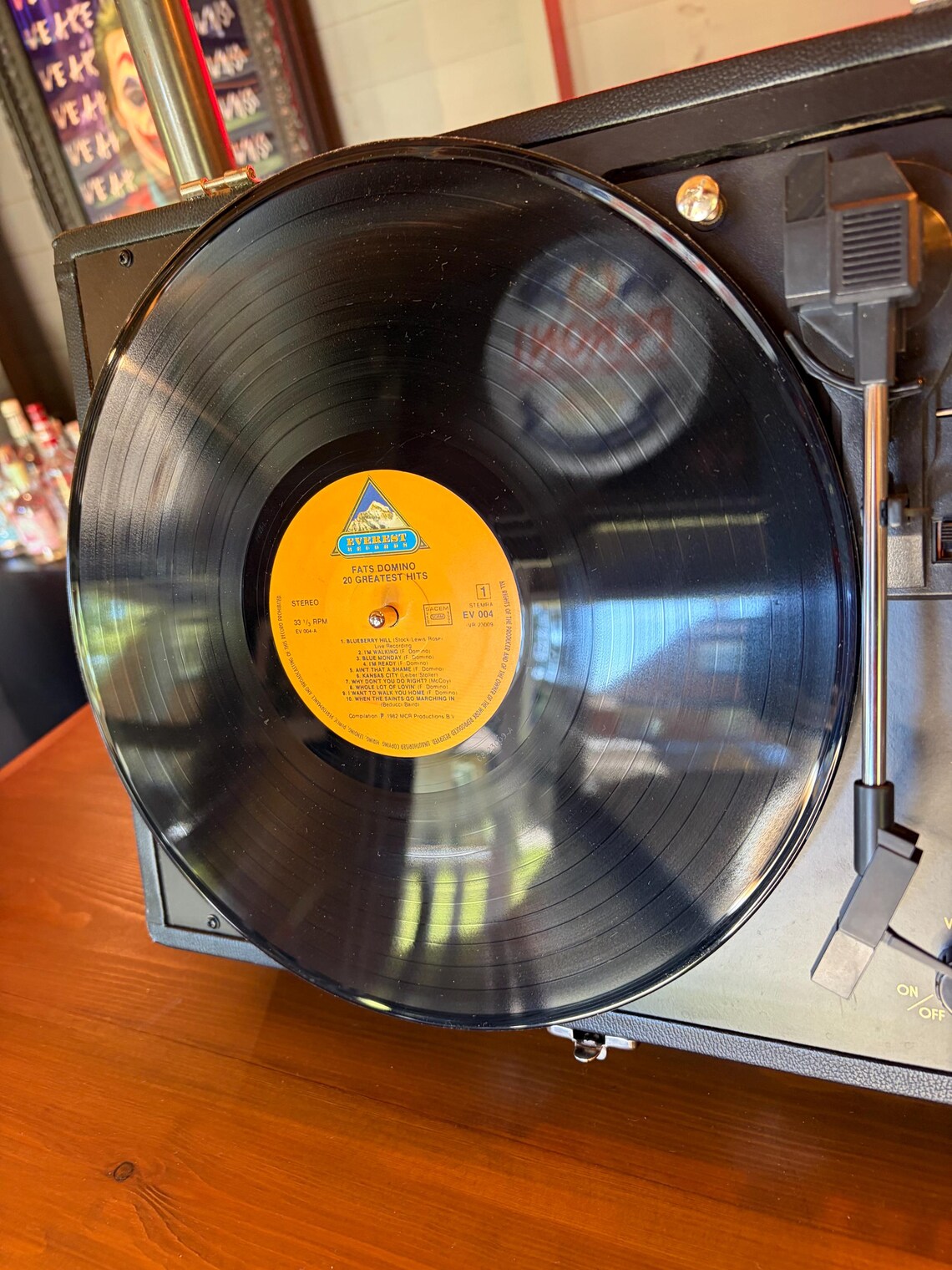 Fats Domino 20 Greatest Hits LP Album Vinyl Vintage Record In Excellent Condition EV 004 Stereo, foto 4 di 5