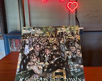 Rod Stewart A Night On The Town LP Album Vinyle vintage 1976 Disque RVLP 1