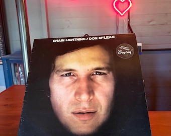Chain Lightning Don McLean LP Album Vinyl Vintage 1978 Record INS 3025