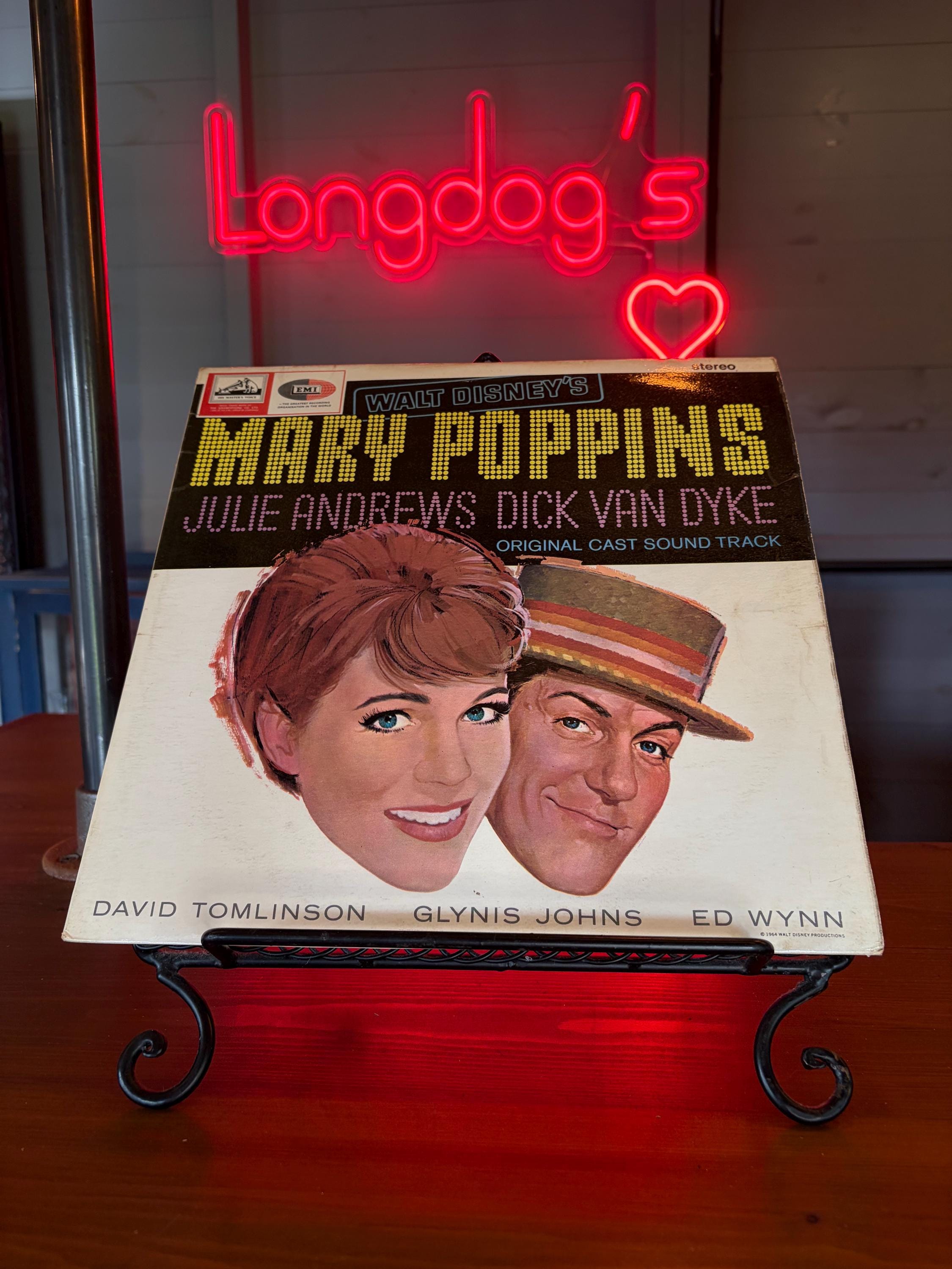 Mary Poppins Movie Soundtrack LP Album Stereo Vinyl Vintage Record