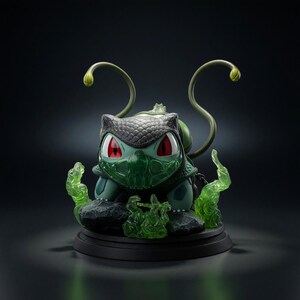 Bulbasaur Pokemon 3D STL File, Figurine for 3D Printing