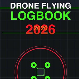 Bitácora de vuelo de drones 2026 | Rastreador de vuelo imprimible en PDF | Pilotos de drones aficionados NL/BE EASA