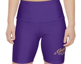 Pantalones cortos deportivos de mujer con logo GoldenRB / Pantalones cortos de ciclismo deportivos rojos