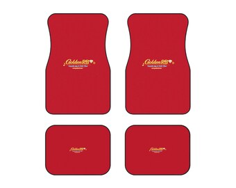 Alfombrillas GoldenRB para coche: Juego de alfombrillas personalizadas con el logotipo de Jazz R&B.