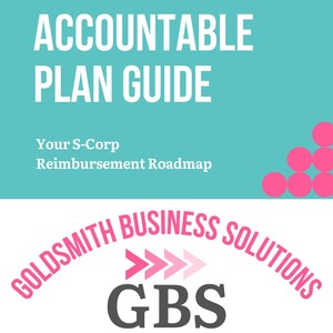 Plantilla de plan de responsabilidad para corporaciones S / Para LLC gravadas como corporaciones S / Guía de reembolso al propietario / PDF compatible con el IRS