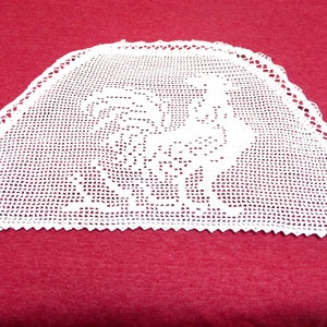 Vintage Toaster Cover Teapot Cozy Hand Crochet Rooster Grandma&#39;s Kitchen Decor