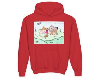 Barntröja - Lejon - Kosher Lugn Flickillustrationströja | Barnens Vilda Djurteckning