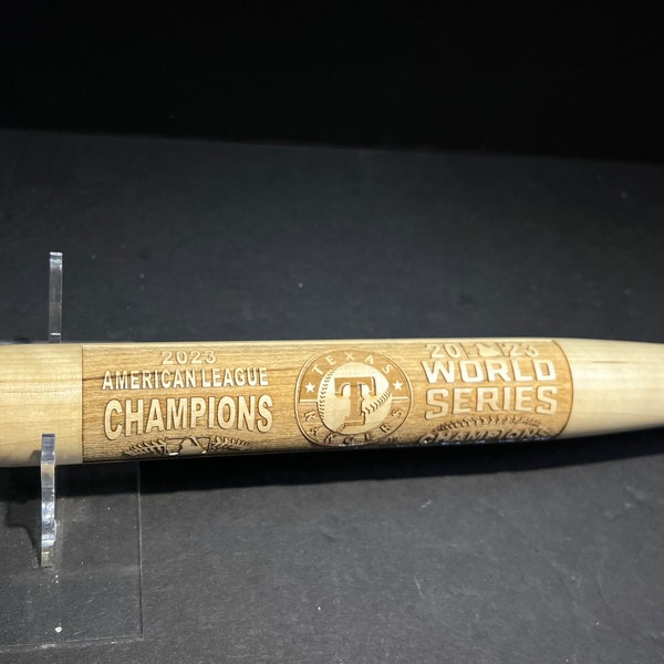 2023 World Series Championship Texas Rangers 18” Mini Commemorative Baseball Bat