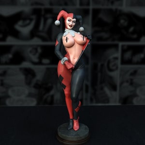 Chaos Jester STL – Antieroina comica giocosa, modello stampabile in 3D / Statua da collezione maliziosa