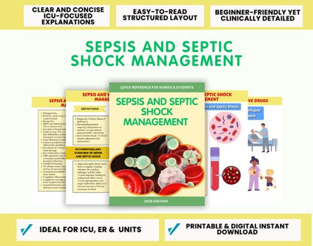 Sepsis & Septic Shock Management Guide for Nurses | ICU Critical Care ...