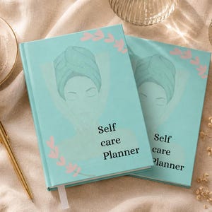 Self Care Planner Printable | Wellness Tracker, Habit Checklist, Mood Journal, Routine Builder | Self Care Planner | That Girl Wellness PDF
