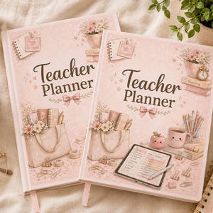 Planificador para profesores imprimible / Organizador de planificación para profesores / Organizador de planes de lecciones, planificador académico, planificador de estudios (descarga digital en PDF)