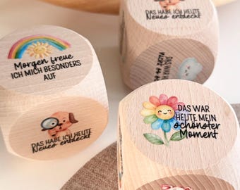 Schulkind 2026 Erzählwürfel, Einschulung Geschenk, Holzwürfel Abendroutine, Sprachförderung Kinder Schulanfang, Kita , Kindergarten 2