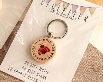 Schulkind 2026 Glücksbringer, Einschulung Geschenk, Schlüsselanhänger, Kinder Schulanfang, Kita Abgänger, Kindergarten, Marienkäfer