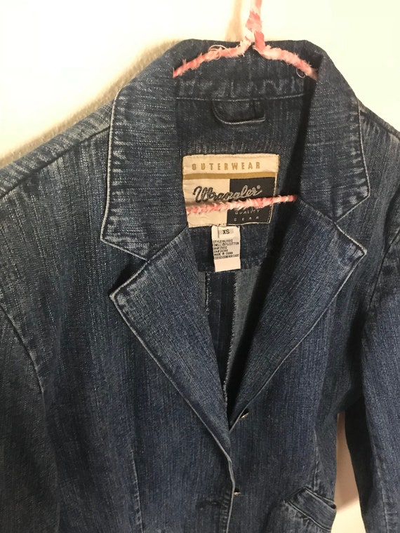 vintage wrangler jean jacket