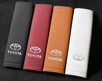 2-teiliger Schultergurt-Schutzbezug aus Wildleder für Toyota-Autos