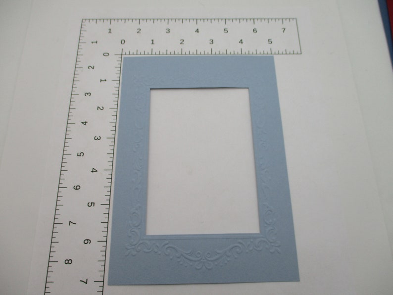 True Vintage 6 Embossed Photo Framing Mats With Original Etsy