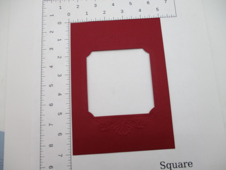 True Vintage 6 Embossed Photo Framing Mats With Original Etsy