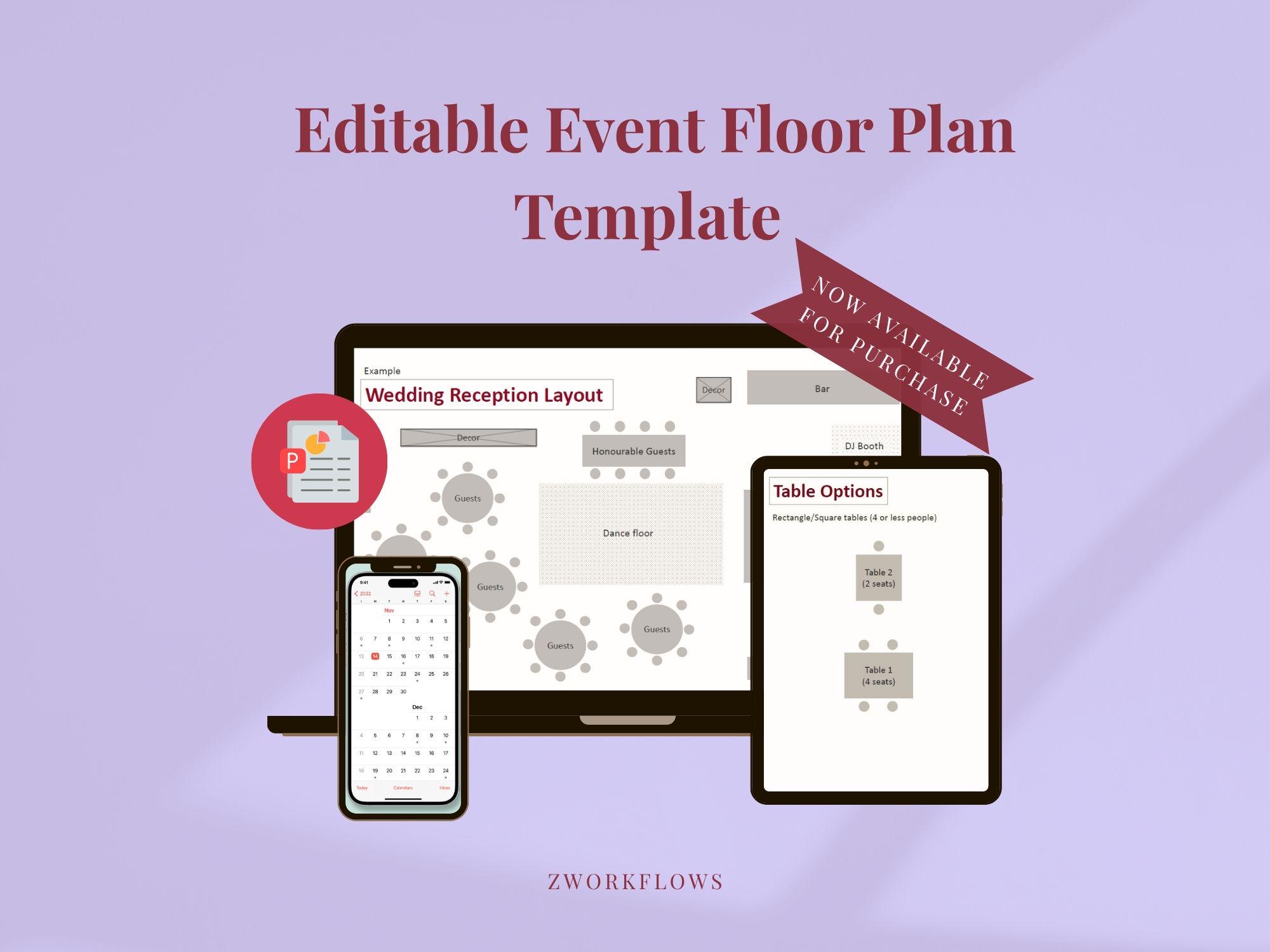 Layout Design For Event Event Floor Plan (editable)| Venue Layout Mock-up Templates| Wedding ...