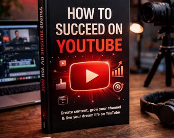 Guía para triunfar en YouTube: Haz crecer tu canal rápidamente, SEO para YouTube, vídeos virales, libro electrónico en PDF sobre monetización.