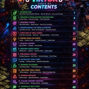 TikTok Growth Guide, Viral TikTok Strategy Course, Social Media Marketing Guide, Grow TikTok Followers & Views, Content Creator Guide