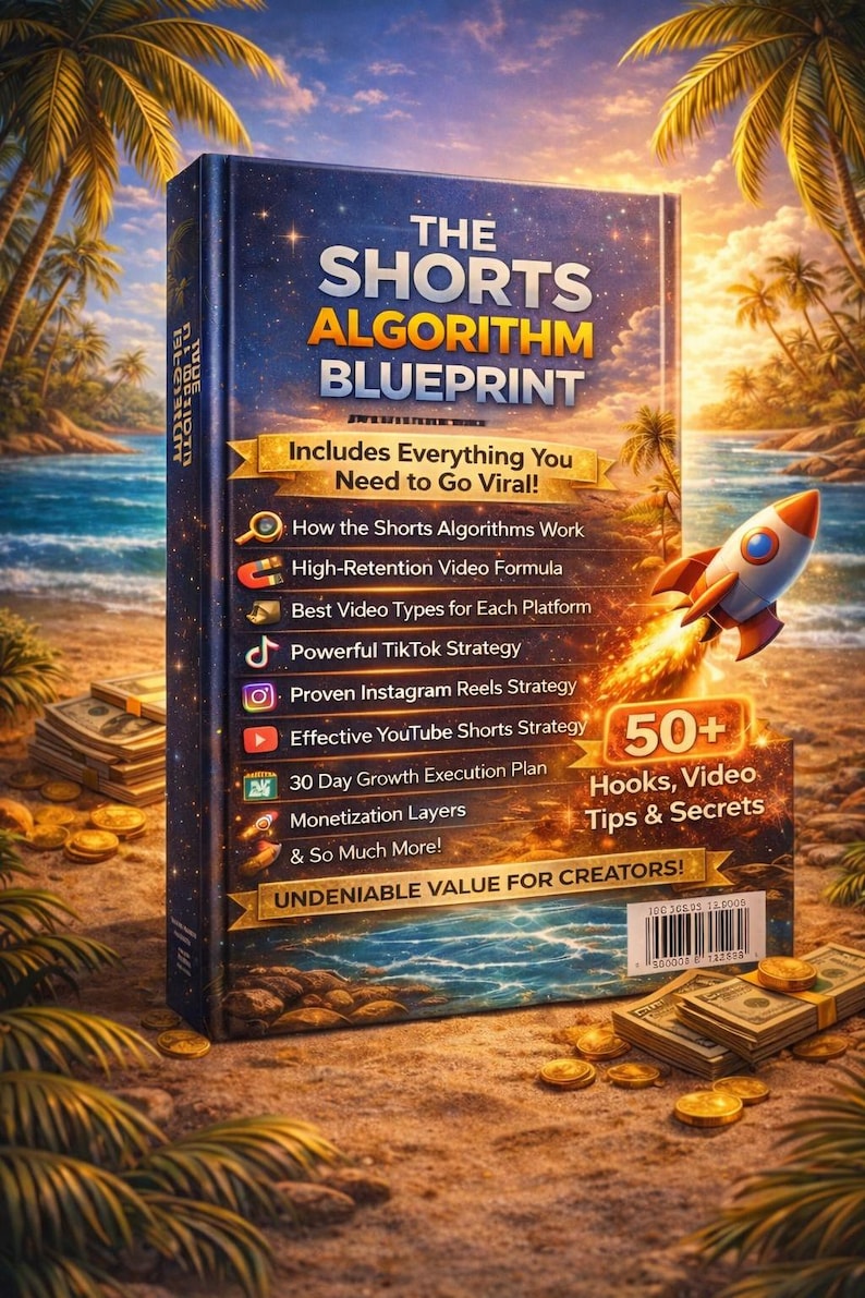 TikTok Growth Guide, Viral Video Strategy, Instagram Reels, YouTube Shorts Blueprint, Content Creator Tips, Hooks & Algorithm Guide