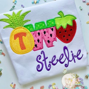 TWOtti Fruitti birthday shirt, Tutti Fruiti birthday, TWOti Fruity